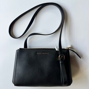 Marc Jacobs Black Leather Crossbody Bag - NWT